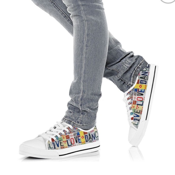 Live Love Dance Graphic Shoes For Men(7) & Women (9) - Picture 11 of 11